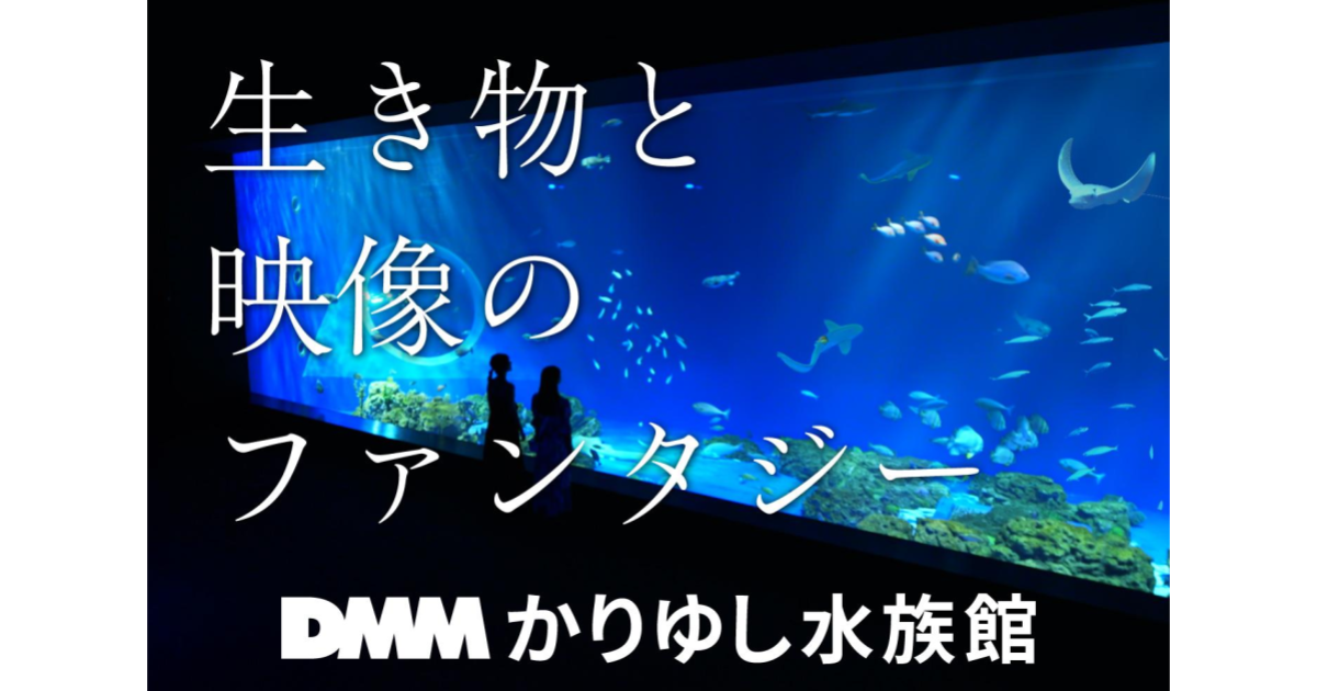 DMMかりゆし水族館 新テレビCM放送開始｜プレスリリース｜DMM Group